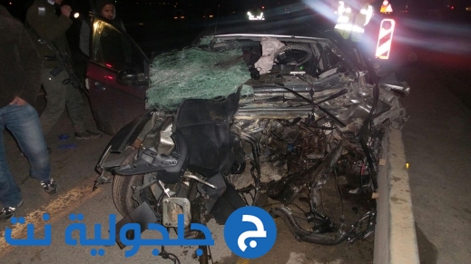 مصرع ثلاثة شبان عرب في حادث طرق
